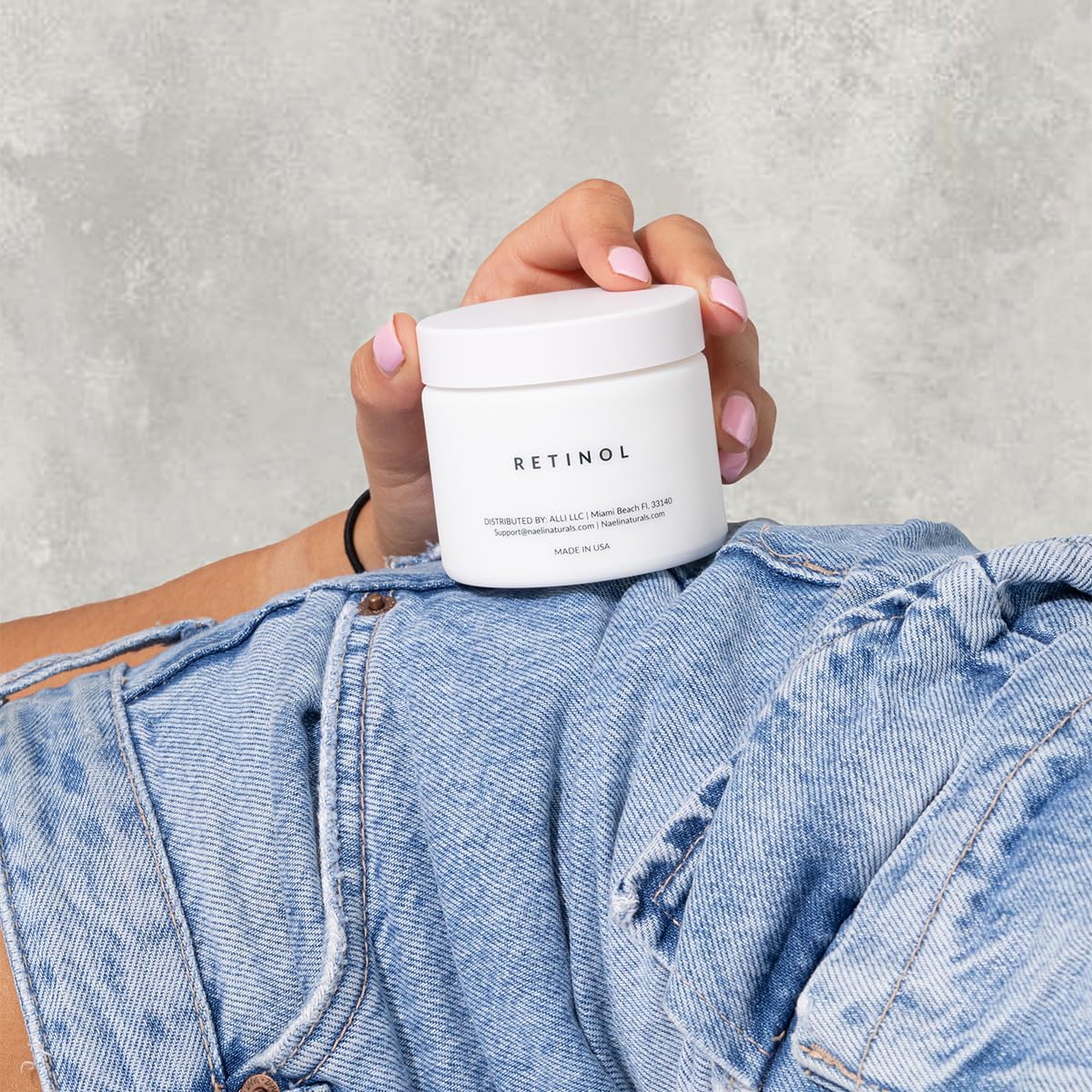 Retinoid Cream - 4.25% Retinol Night Moisturizer for Face & Neck with Collagen, Peptides &