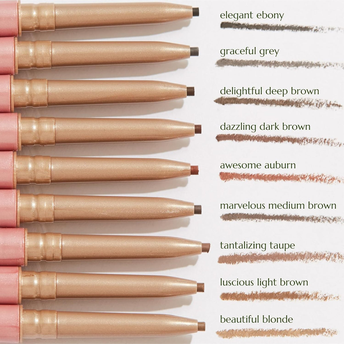 Chella Eyebrow Pencil – Easy-to-Use Brow Definer for Shaping, Filling & Blending – Long-Wear Dark