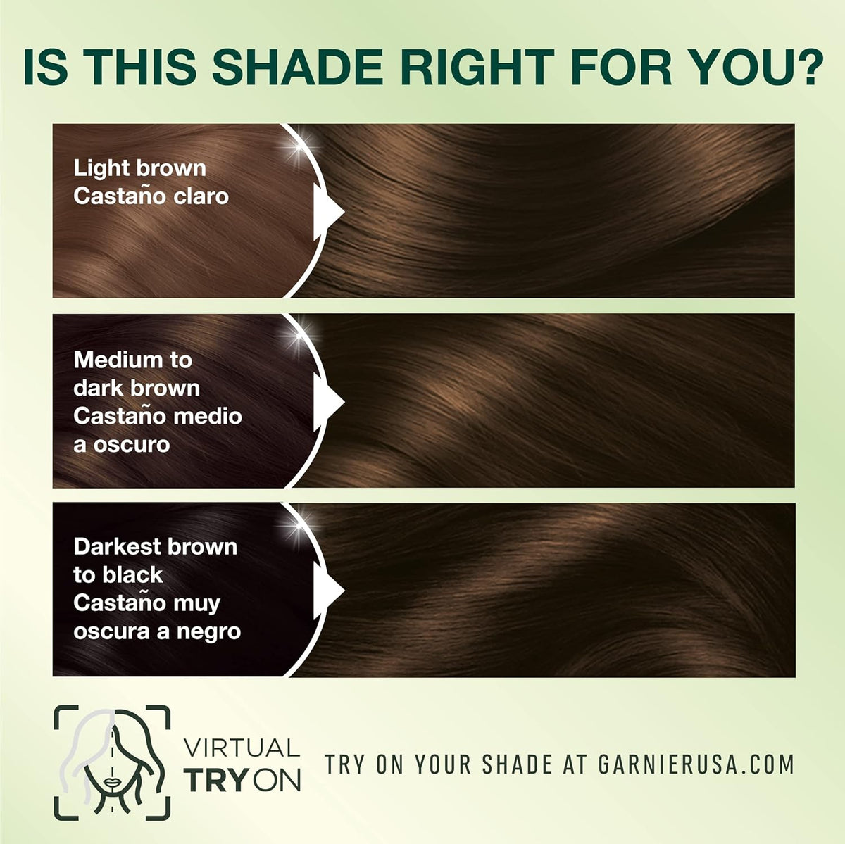 Garnier Hair Color Nutrisse Nourishing Creme, 33 Darkest Golden Brown (Caramel Fudge) Permanent