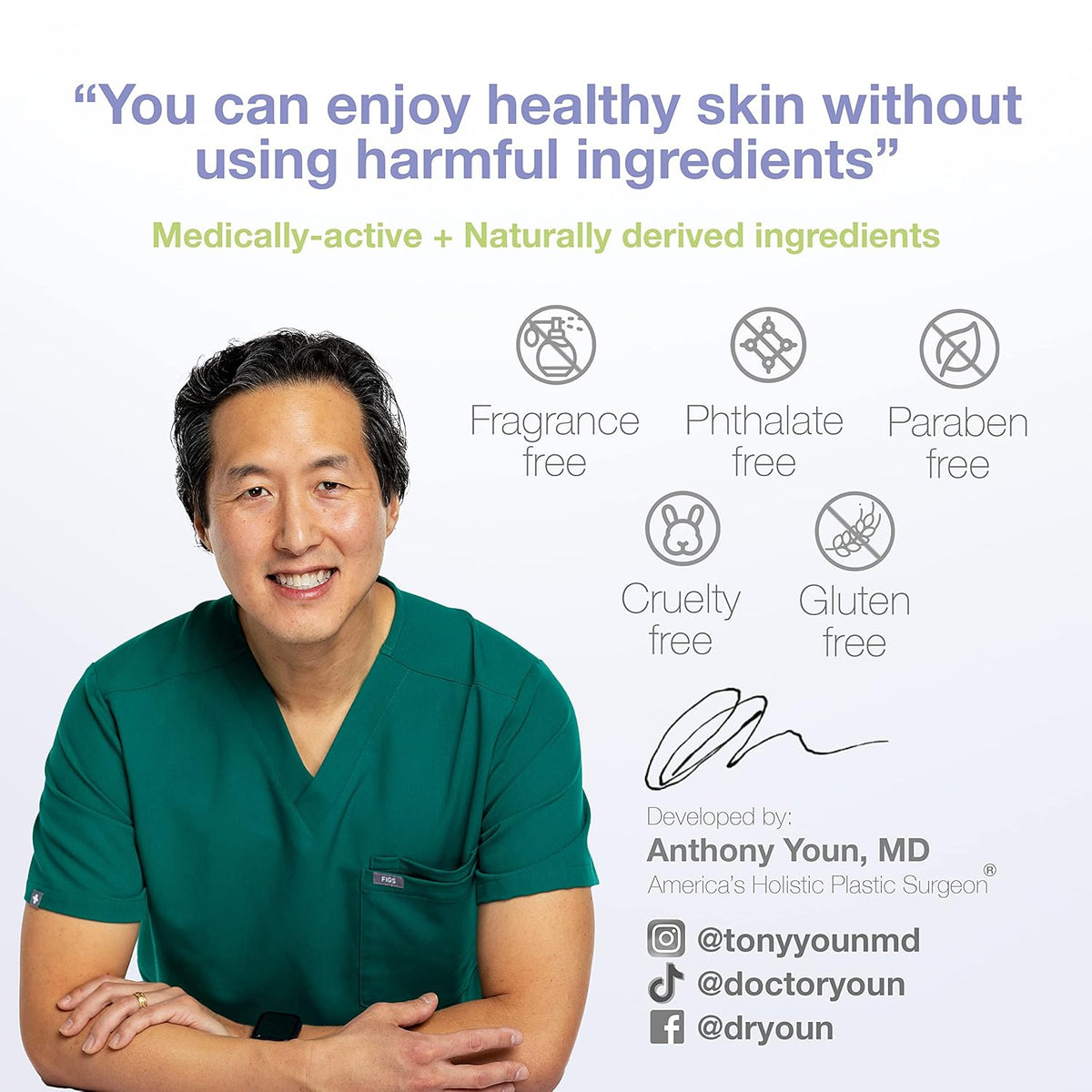 YOUN Beauty 20% Vitamin C Face Serum with Hyaluronic Acid, Ferulic Acid & Vitamin E by Holistic