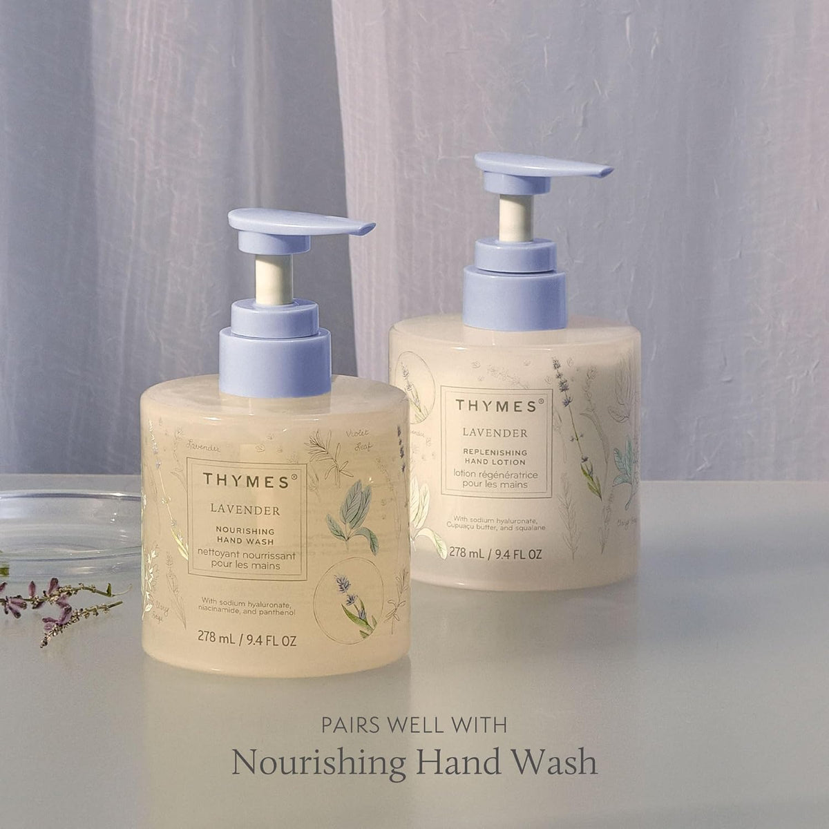 Thymes Replenishing Hand Lotion for Dry Skin - Daily Moisturizer Helps Reduce Dryness - Hand Lotion