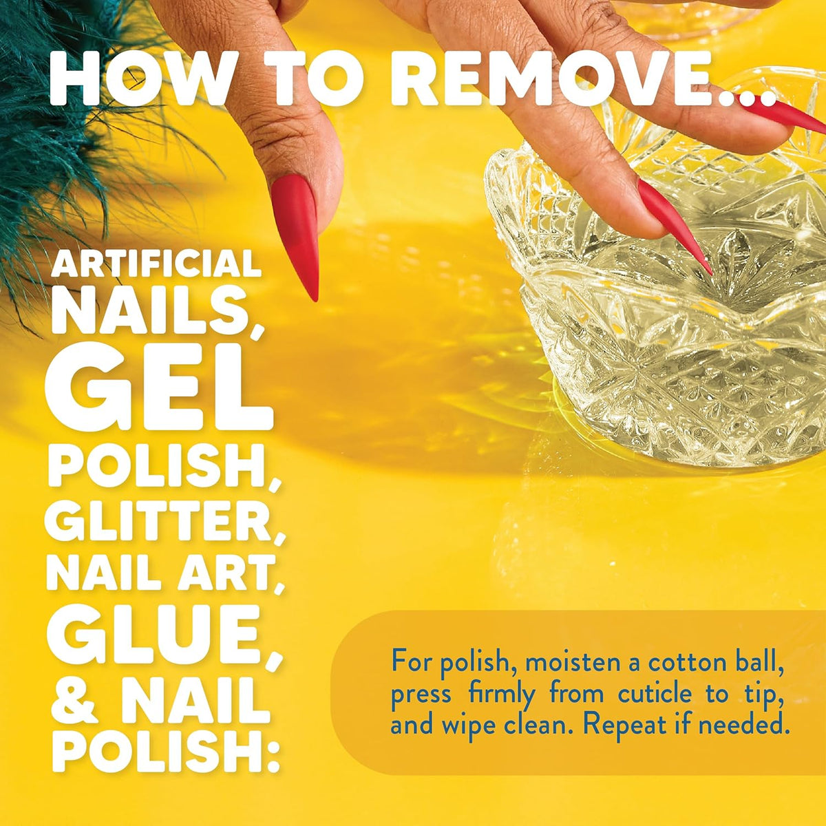 Onyx Professional 100% Pure Acetone Nail Polish Remover Kit with 7 inch Nail File, 16 fl oz - Made