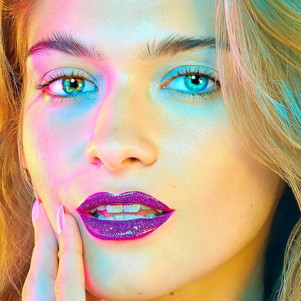 UNICORN SNOT Quiet Riot™ Plastic-Free Glitter Lip Duo | 2-in-1 Set w/Matte Lipstick & Sparkly