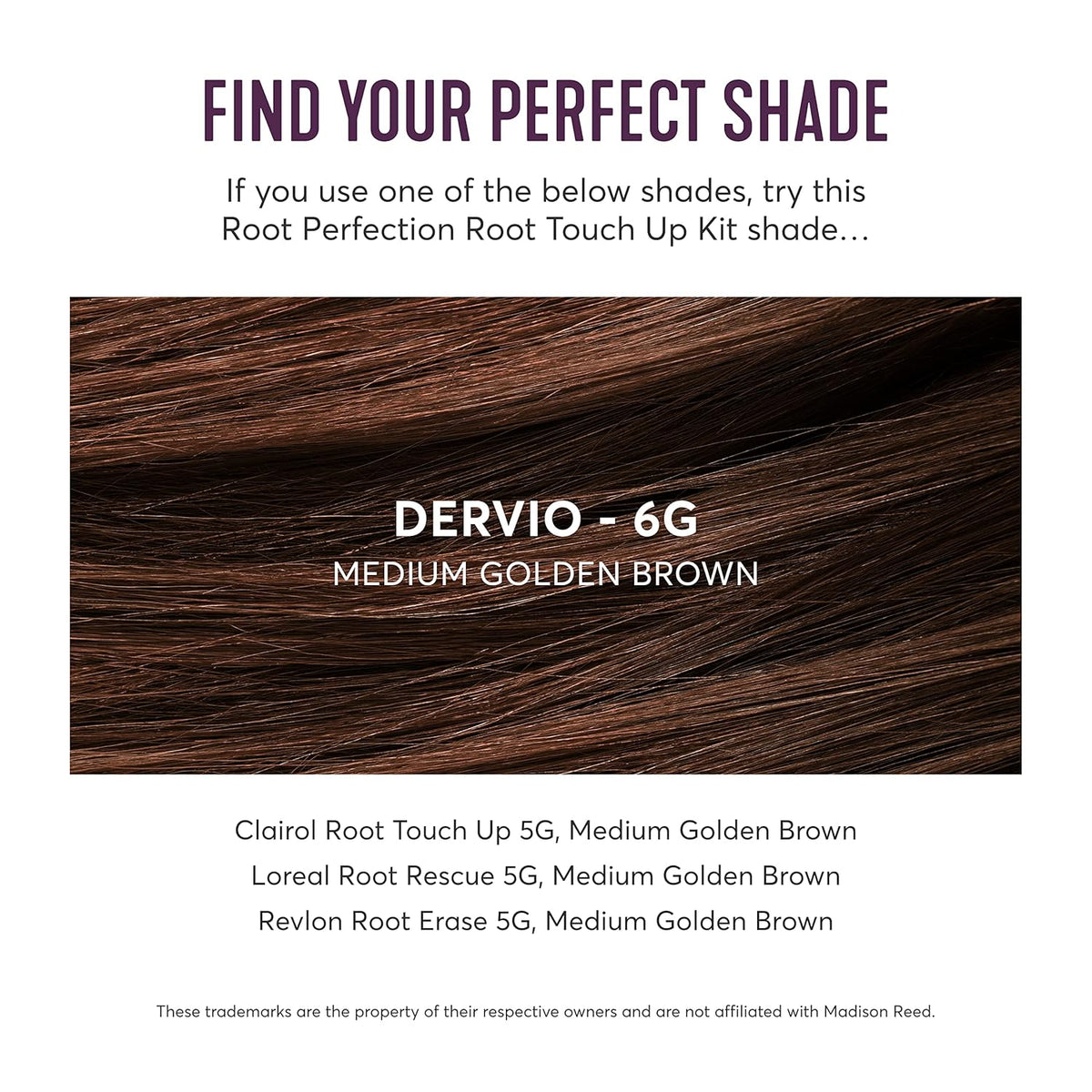 Madison Reed Root Perfection Permanent Root Touch Up, Medium Golden Brown 6G Dervio, 10 Minutes for