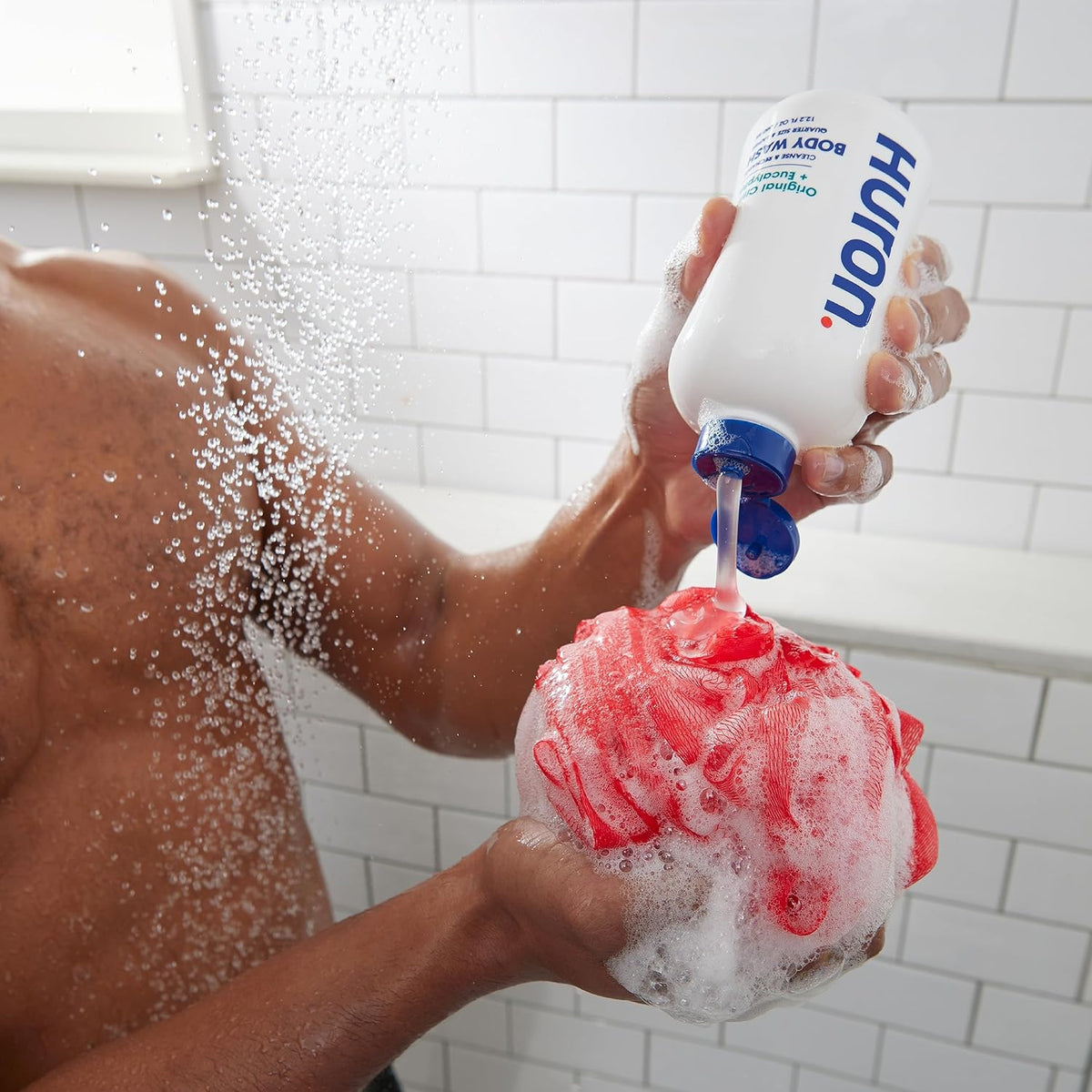 Huron Body Wash Scent Duo - Citrus + Eucalyptus & Sandalwood + Black Pepper Scents - Men’s Body