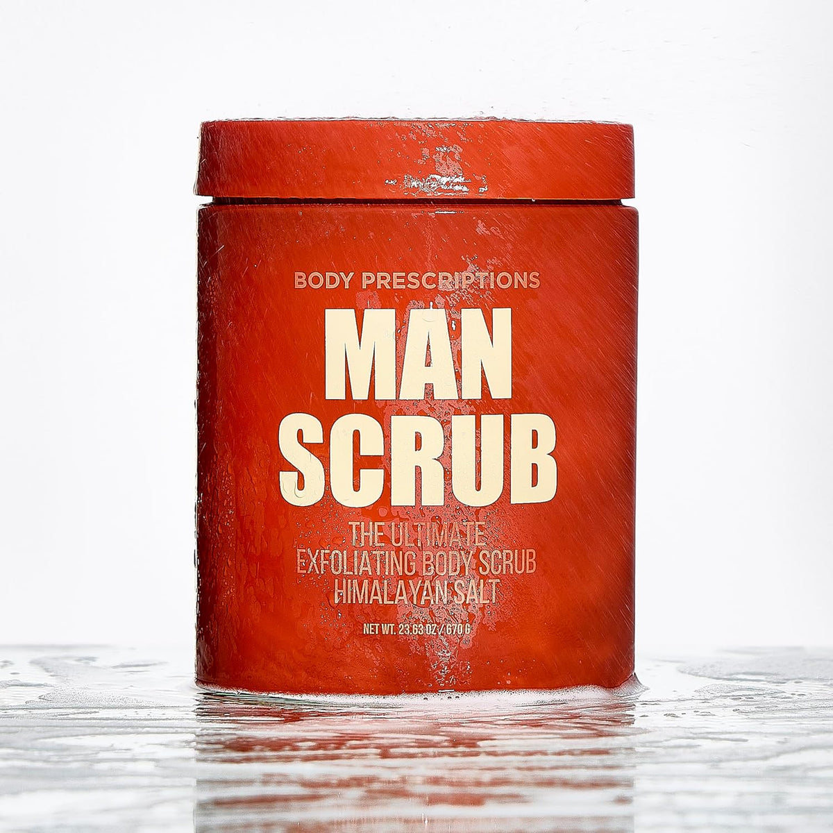 Body Prescriptions Men’s Exfoliating Body Scrub – Ultimate Skin Cleansing Wash in Jar with
