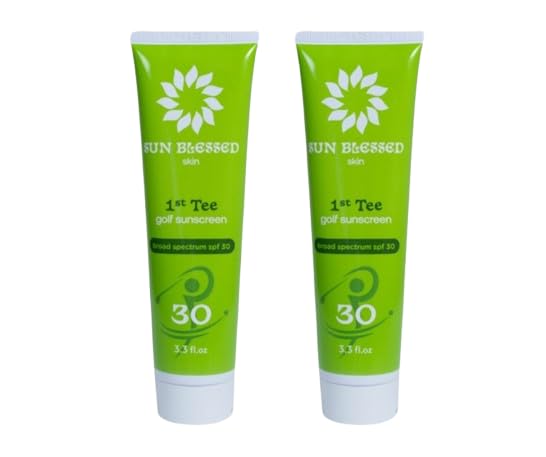 1st Tee Golf Sunscreen Lotion by Sun Blessed Skin, SPF 30 Odor Free, Lightweight and Grease Free