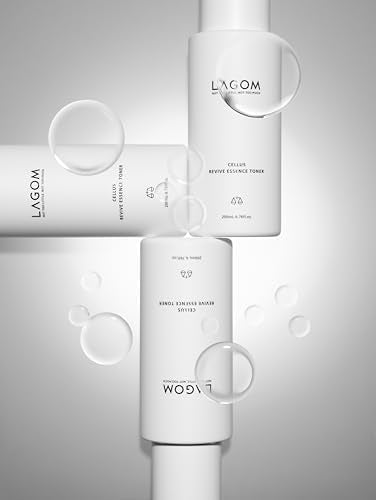LAGOM Cellus Revive Essence Toner for Natural Replenishment with 3-Layer Hyaluronic Acid,Face