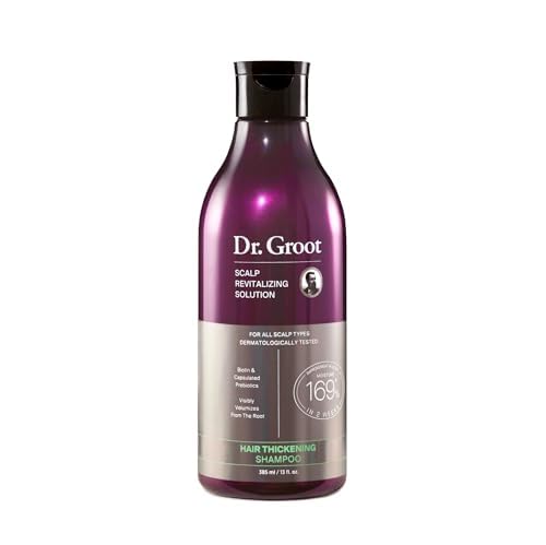 Dr. Groot Hair Thickening Shampoo, Korean Hair Care with Biotin, Rosemary Oil to Help Volumize