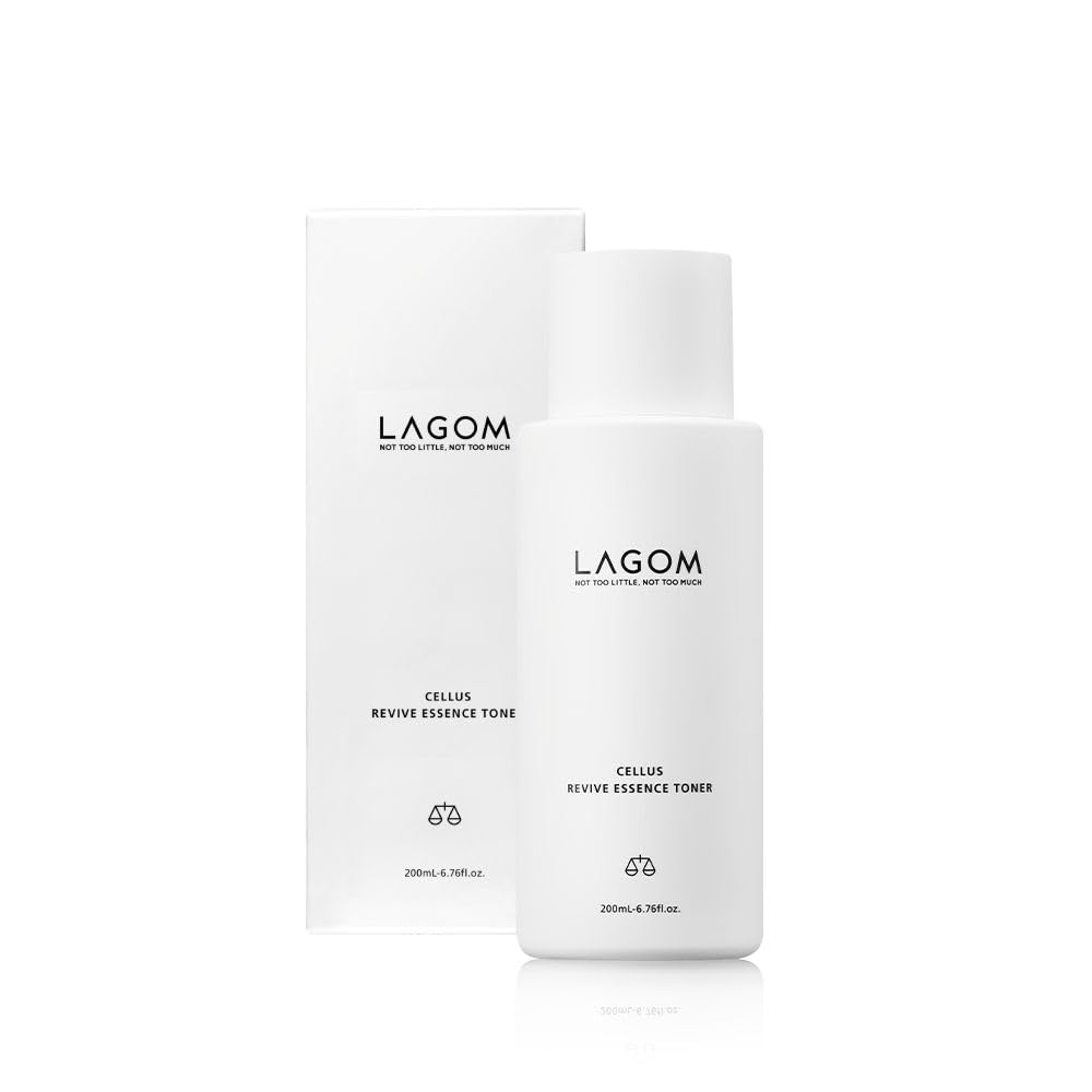 LAGOM Cellus Revive Essence Toner for Natural Replenishment with 3-Layer Hyaluronic Acid,Face