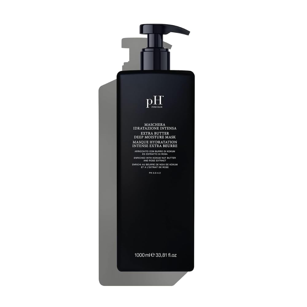 pH PURE HAIR Extra Butter Deep Moisture Hair Mask & Treatment for Dry, Damaged Strands - Hydrating