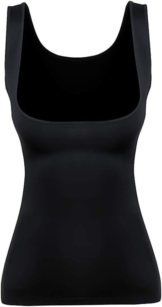 EUYZOU Women's Underbust Shapewear Tank Tops - Seamless Tummy Control Compression Camisole Tops