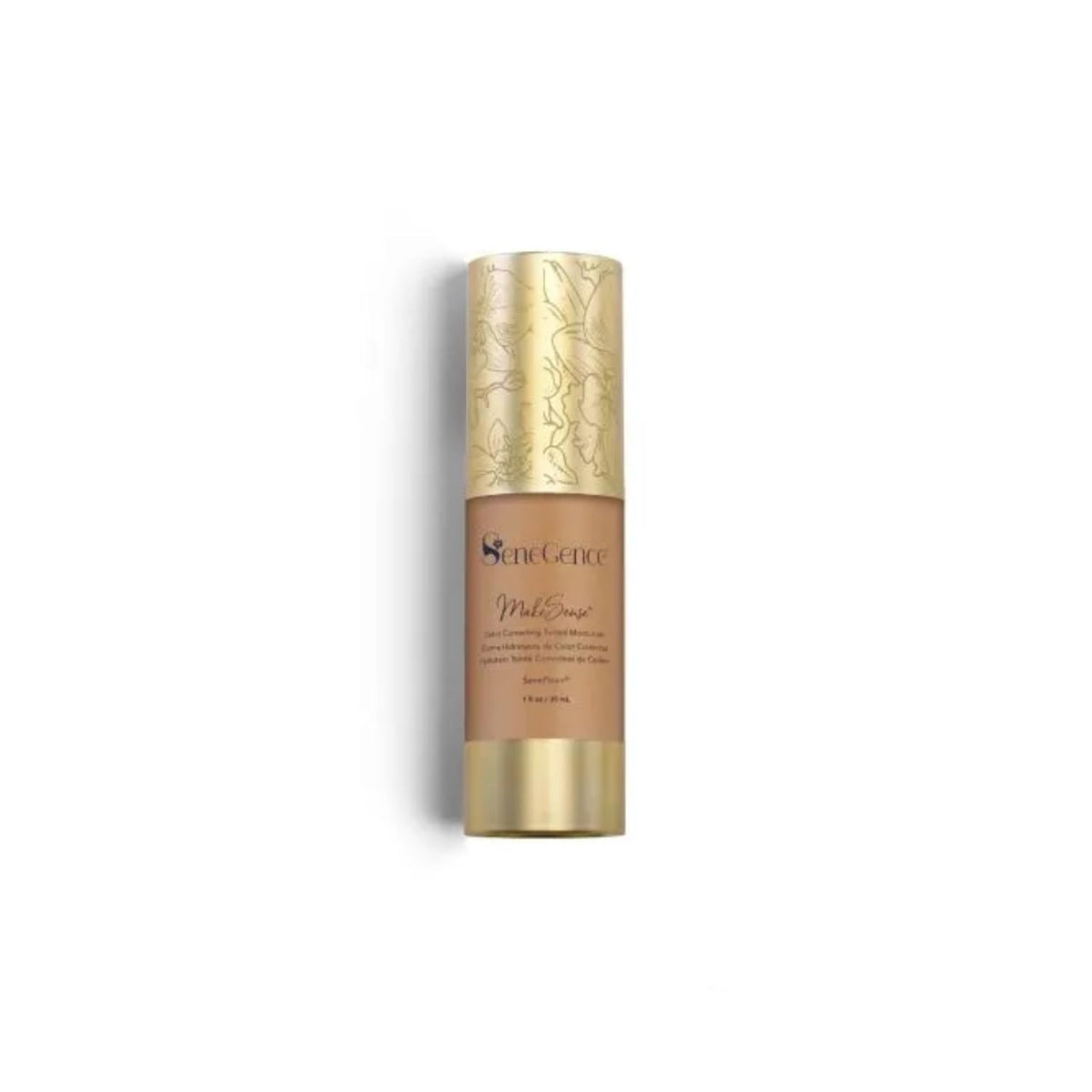 SeneGence MakeSense Color Correcting Tinted Moisturizer with Sheer Coverage, Medium-Deep, 1 Fl Oz