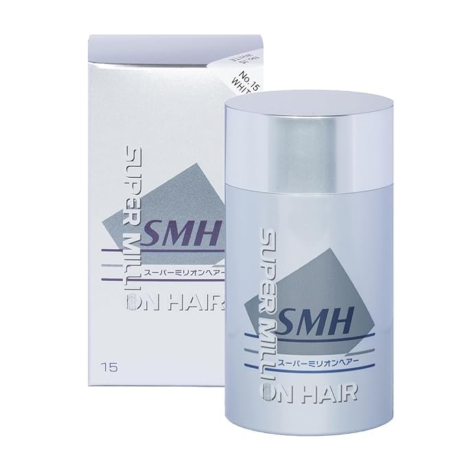 SMH Hair Fibers MADE IN JAPAN – Instantly Conceals Thinning Hair –Long-Lasting – Sweat, Water &