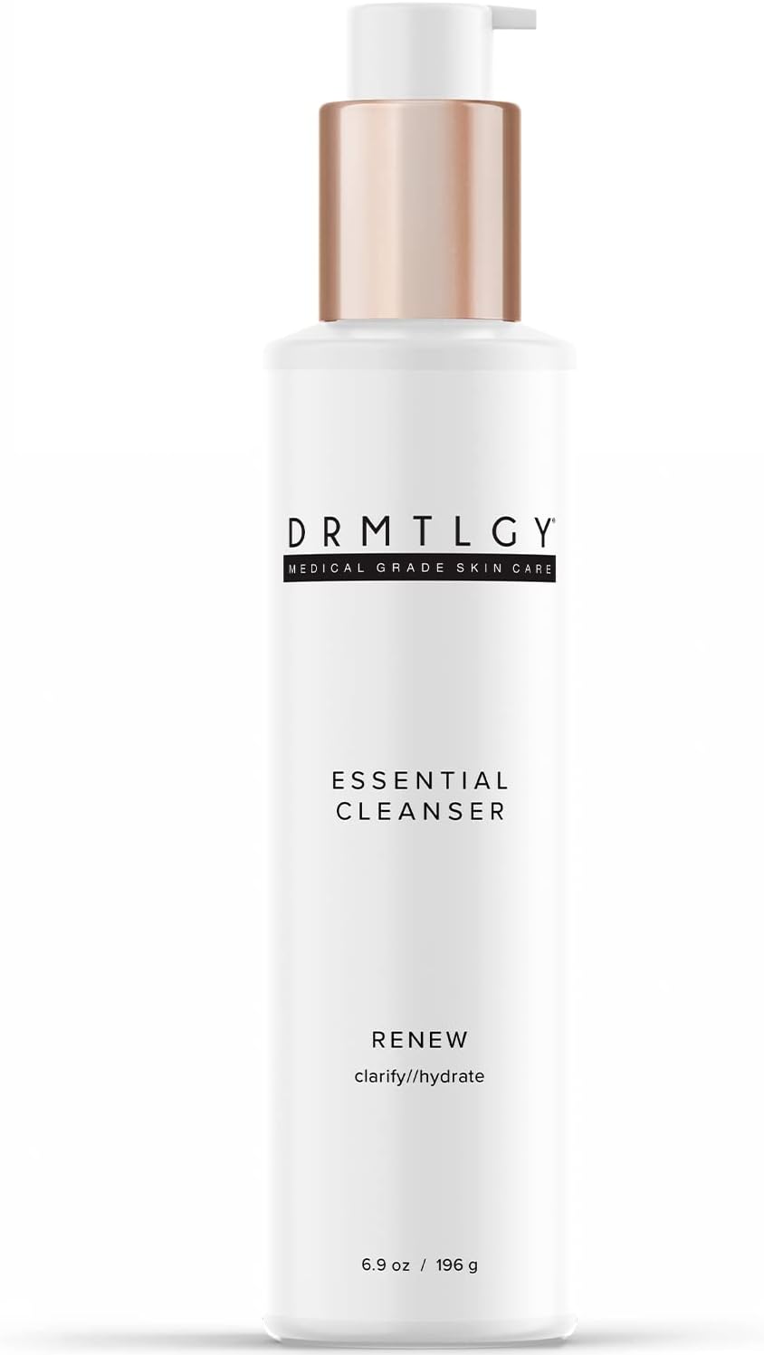 DRMTLGY Essential Facial Cleanser - Gentle Face Cleanser and Face Wash for Women and Men with