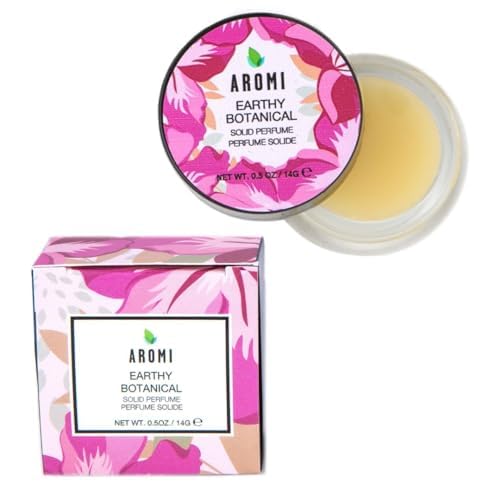 Aromi Solid Perfume | Woodsy, Floral Fragrance, Vegan, Cruelty-free, Travel, Women’s Gift, Apple