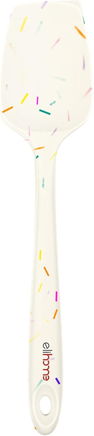 Elihome Classic Silicone Spoonula - Non-Stick Heat Resistant Silicone Scraper Spatula for Mixing