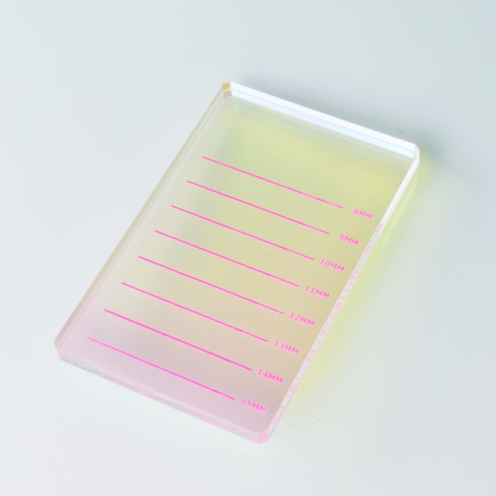 Grafting False Eyelash Acrylic Extension Pallet, Eyelash Extension Glue Tweezers Plate Pad Makeup