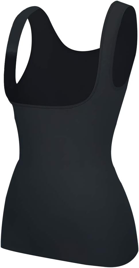 EUYZOU Women's Underbust Shapewear Tank Tops - Seamless Tummy Control Compression Camisole Tops