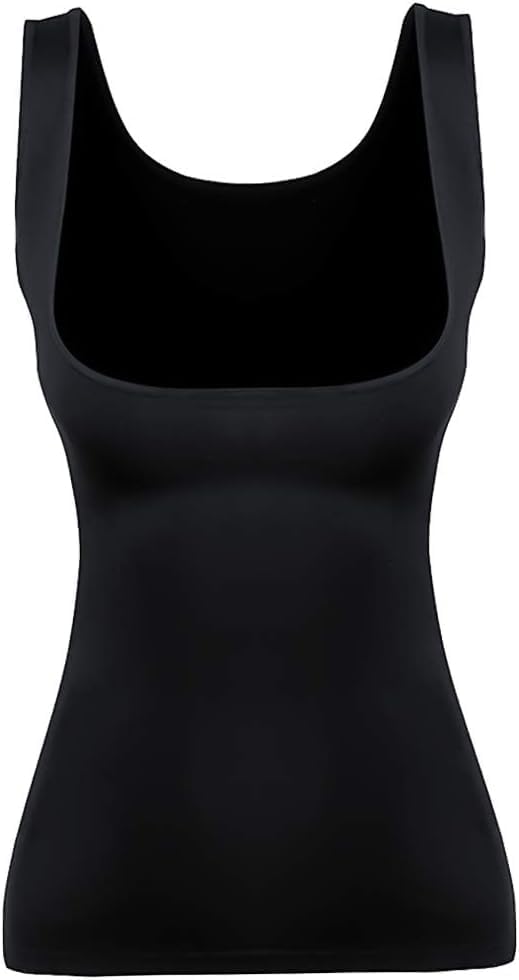 EUYZOU Women's Underbust Shapewear Tank Tops - Seamless Tummy Control Compression Camisole Tops