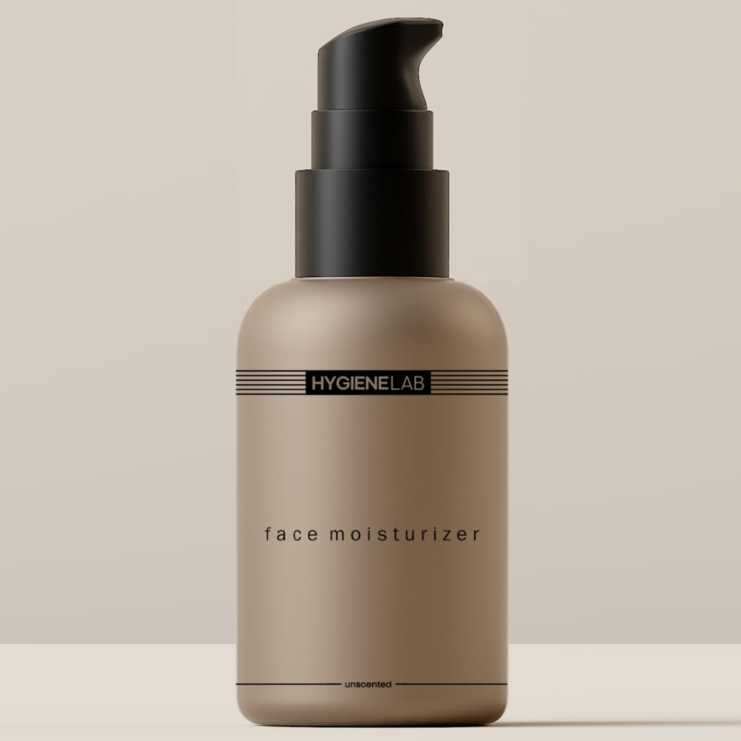 Face Moisturizer - EWG Verified, Unscented, Non-Greasy Hydration with Squalane, Aloe Vera