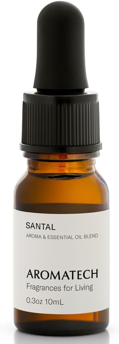 AromaTech Santal Aroma Essential Oil Blend: Luxury Hotel Inspired Aromatherapy with Amber, Vanilla