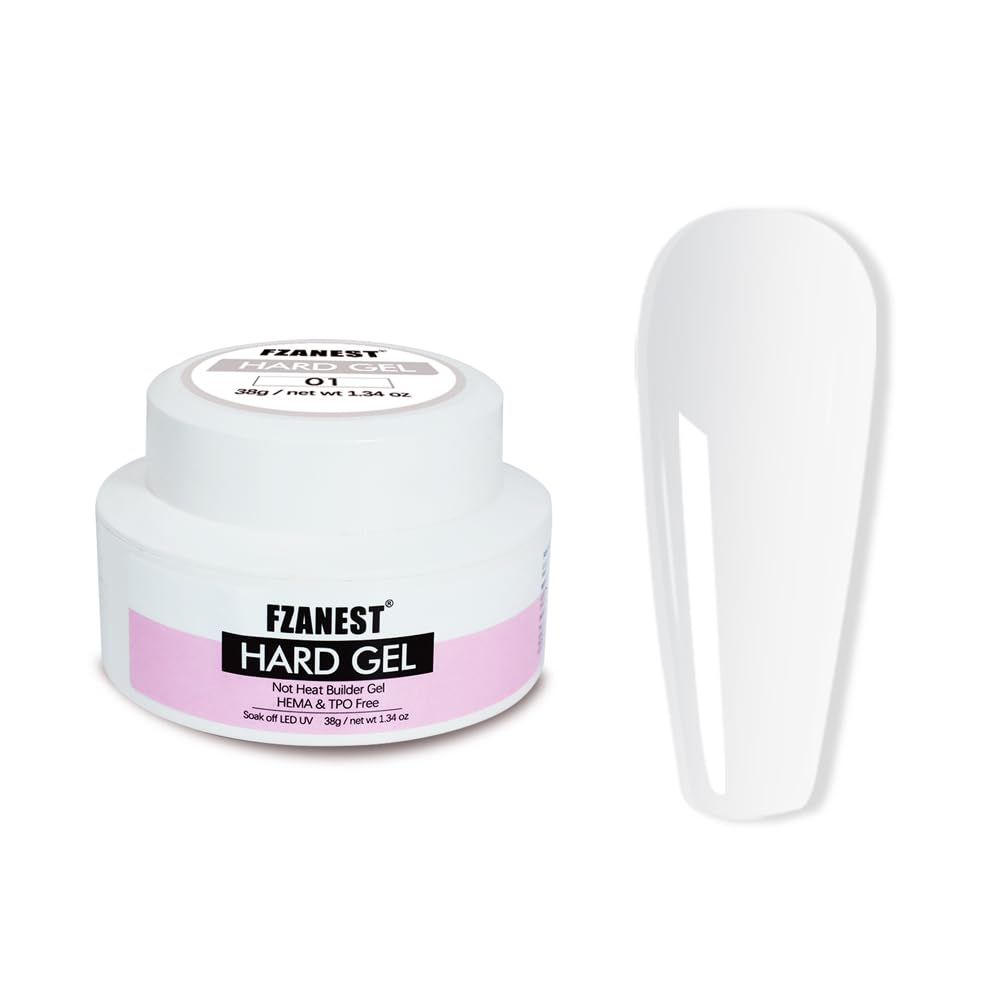 FZANEST Builder Gel Hema Tpo-Free Clear Hard Gel For Nails Extension Sculpting Overlay UV Led Soak