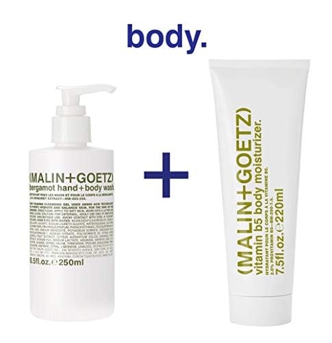 Malin + Goetz Essential Bergamot Purifying, Hydrating Hand + Body Wash, Natural Ingredients for All