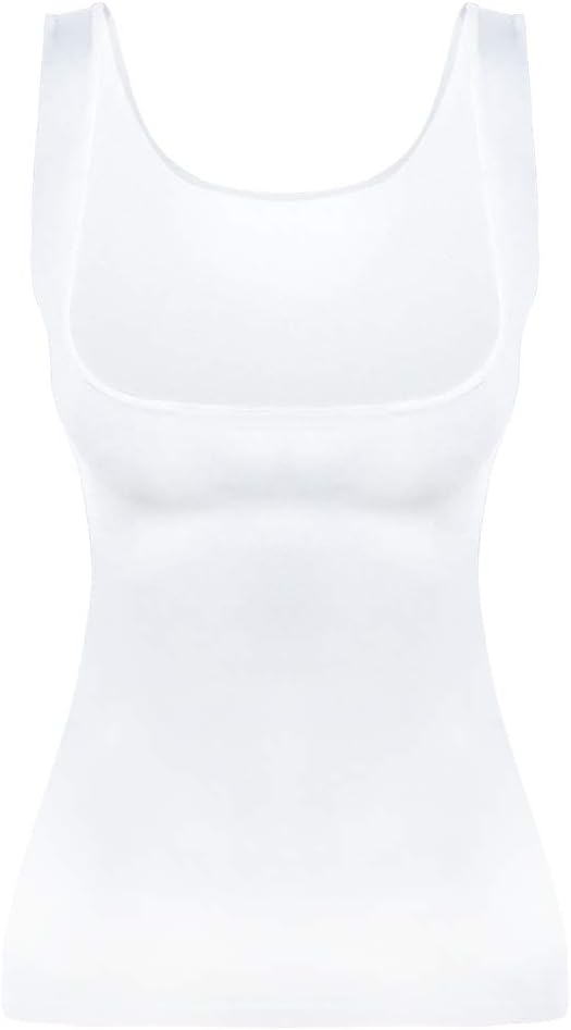 EUYZOU Women's Underbust Shapewear Tank Tops - Seamless Tummy Control Compression Camisole Tops