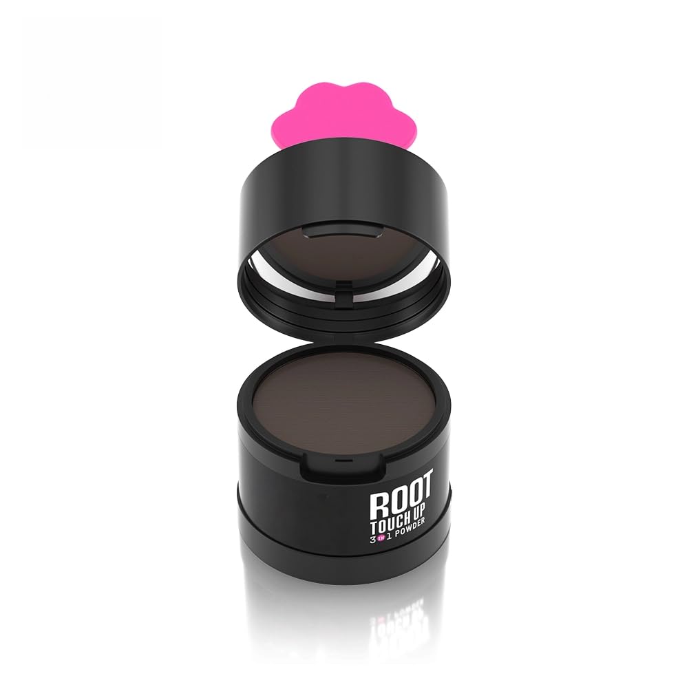 Gowwim Hairline Powder 2.0, Waterproof and Sweatproof Root Touch up Hair Color Temporary Grey Hair