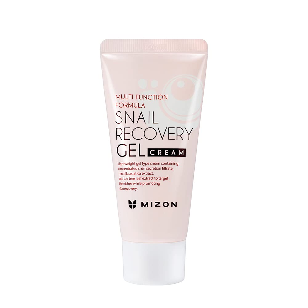 MIZON Snail Recovery Gel Cream, Wrinkle Care, Skin Elasticity, Moisture, Fragrance-Free