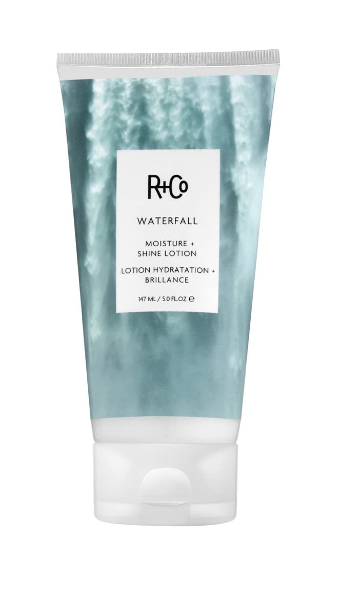 R+Co Waterfall Moisture and Shine Lotion | Lightweight Hair Hydration + Softness | Vegan +