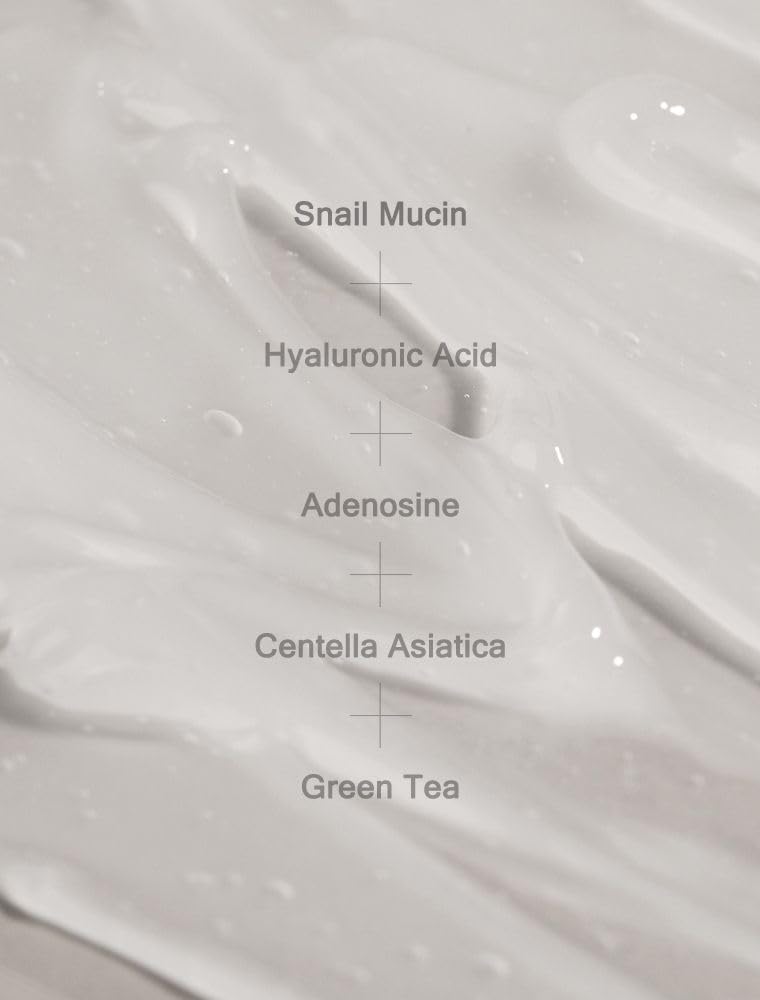 MIZON Set of Two Snail Recovery Gel Cream Snail Mucin for Fine Lines Skin Elasticity Moisture