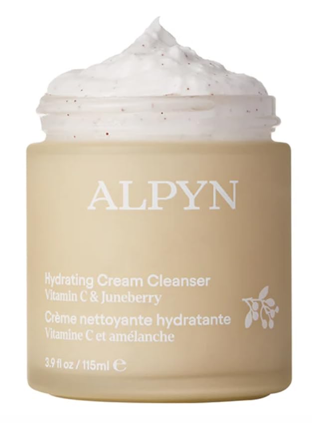 ALPYN Hydrating Cold Cream Cleanser with Vitamin C & Juneberry | Removes Dirt, Oil & Makeup |