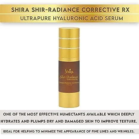 Shir-Radiance Corrective RX Ultrapure Hyaluronic Acid Face Serum For Anti-Aging Skin Nutrients