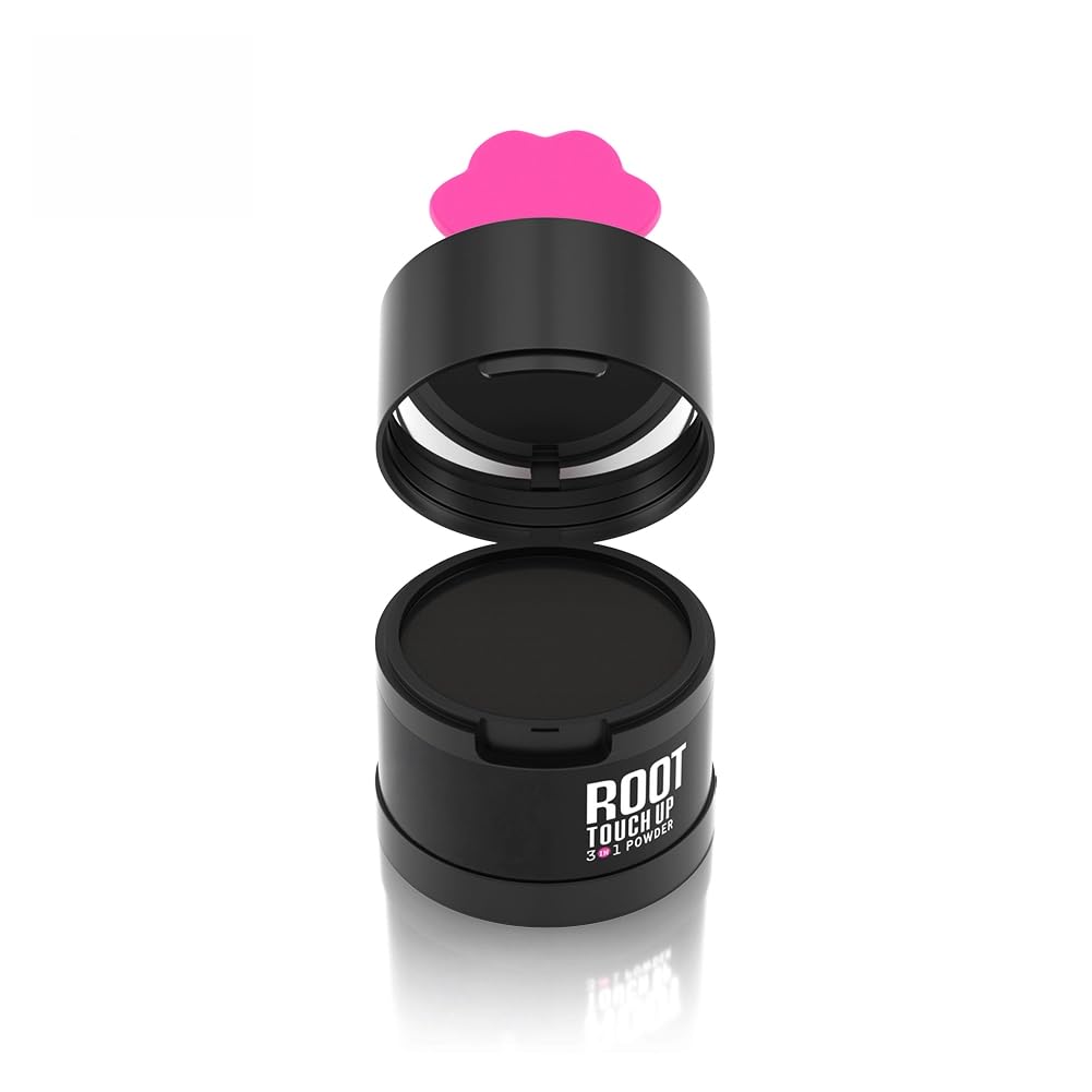 Gowwim Hairline Powder 2.0, Waterproof and Sweatproof Root Touch up Hair Color Temporary Grey Hair