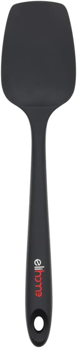 Elihome Mini Silicone Spoonula - Non-Stick Heat Resistant Silicone Scraper Spatula for Mixing