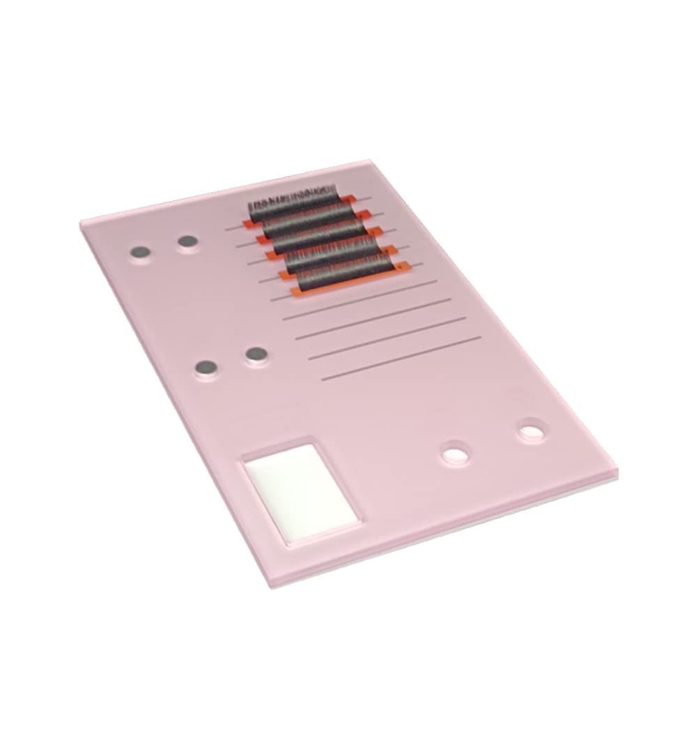 Grafting False Eyelash Acrylic Extension Pallet, Eyelash Extension Glue Tweezers Plate Pad Makeup