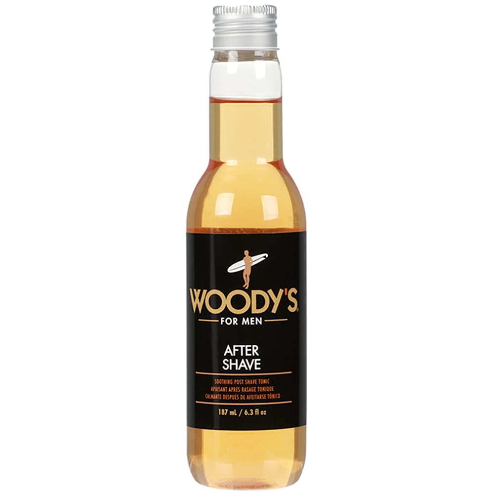 Woody's Aftershave for Men Tonic – Soothing After Shave with Aloe Vera, Calendula & Chamomile to