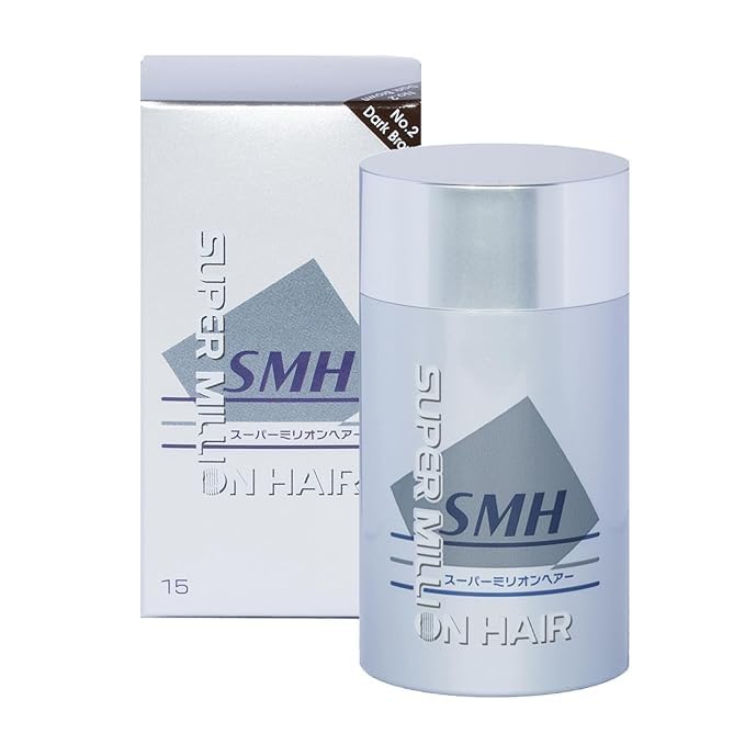 SMH Hair Fibers MADE IN JAPAN – Instantly Conceals Thinning Hair –Long-Lasting – Sweat, Water &