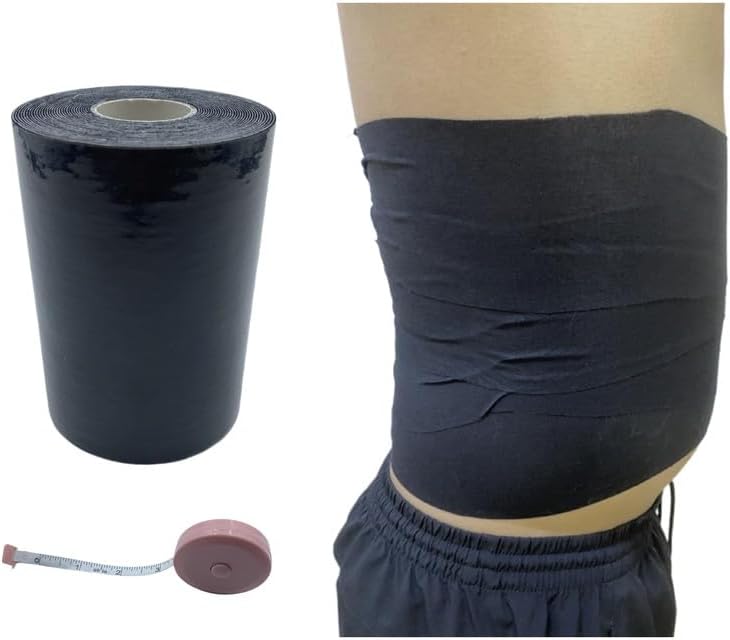 Body Stomach Compression Tape- Extra Wide Kaotic Magic Tape for Body Shaping& Workout& Sweater