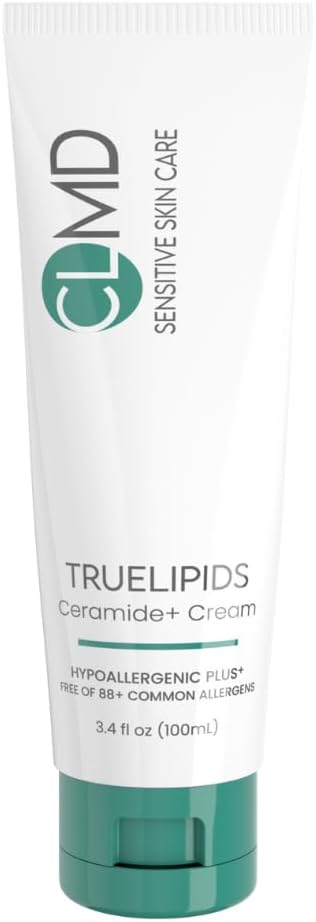 CLMD TrueLipids Ceramide+ Cream – Deep Moisturizing Barrier Support for Sensitive Skin – Hydrates
