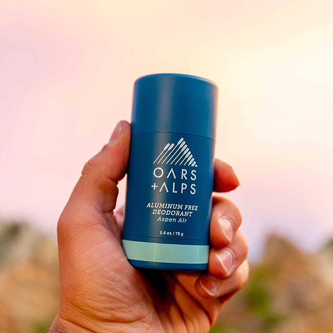 Oars + Alps Aluminum Free Deodorant for Men and Women, Dermatologist Tested and Made with Clean