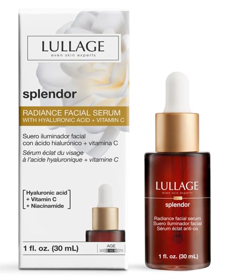 LULLAGE Splendor Radiance Hyaluronic Acid & Vitamin C Serum for Face, Revitalizing Vitamin C Face