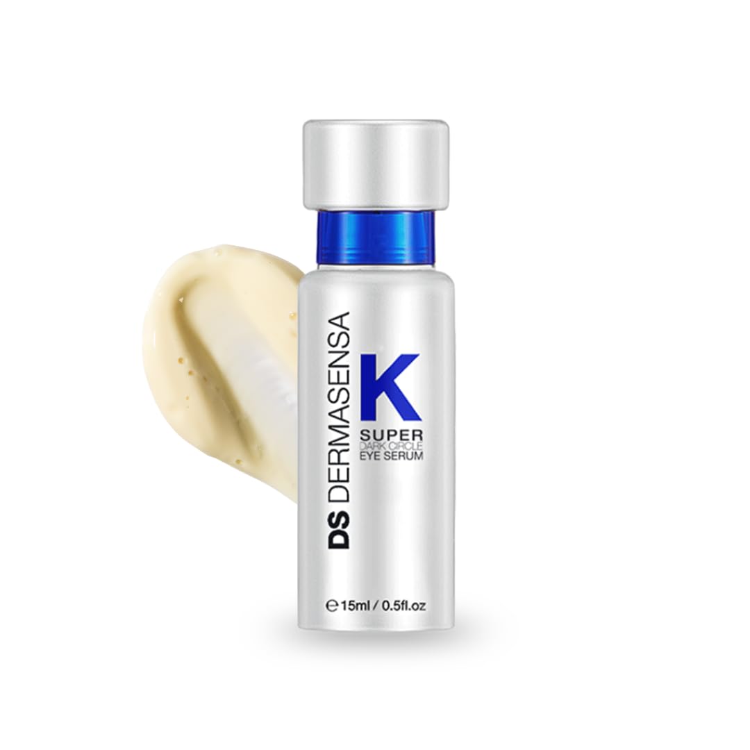 DS Dermasensa K Super Eye Serum, 0.5 fl oz (15ml) – Vitamin K & Arnica Formula for Dark Circles &