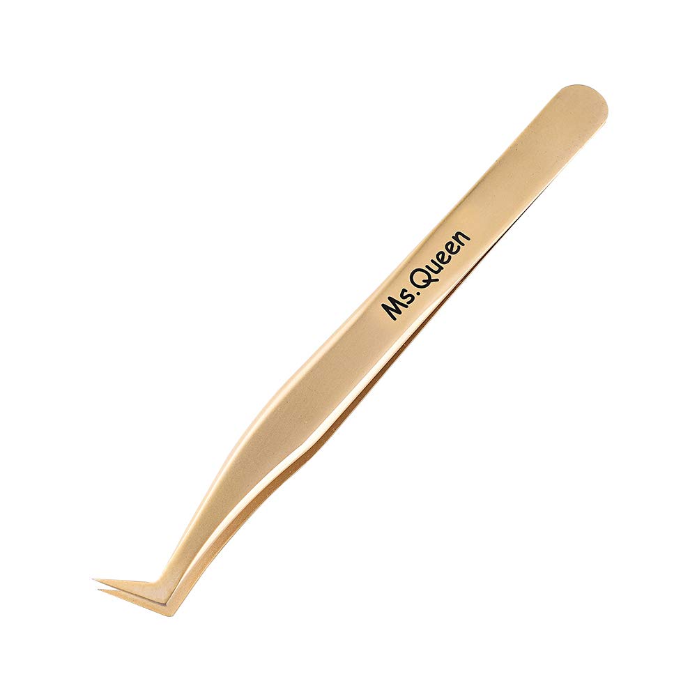 Ms.Queen Eyelash Extension Tweezers Set-Precision Tweezers for 2D-6D Volume&Individual False Lashes