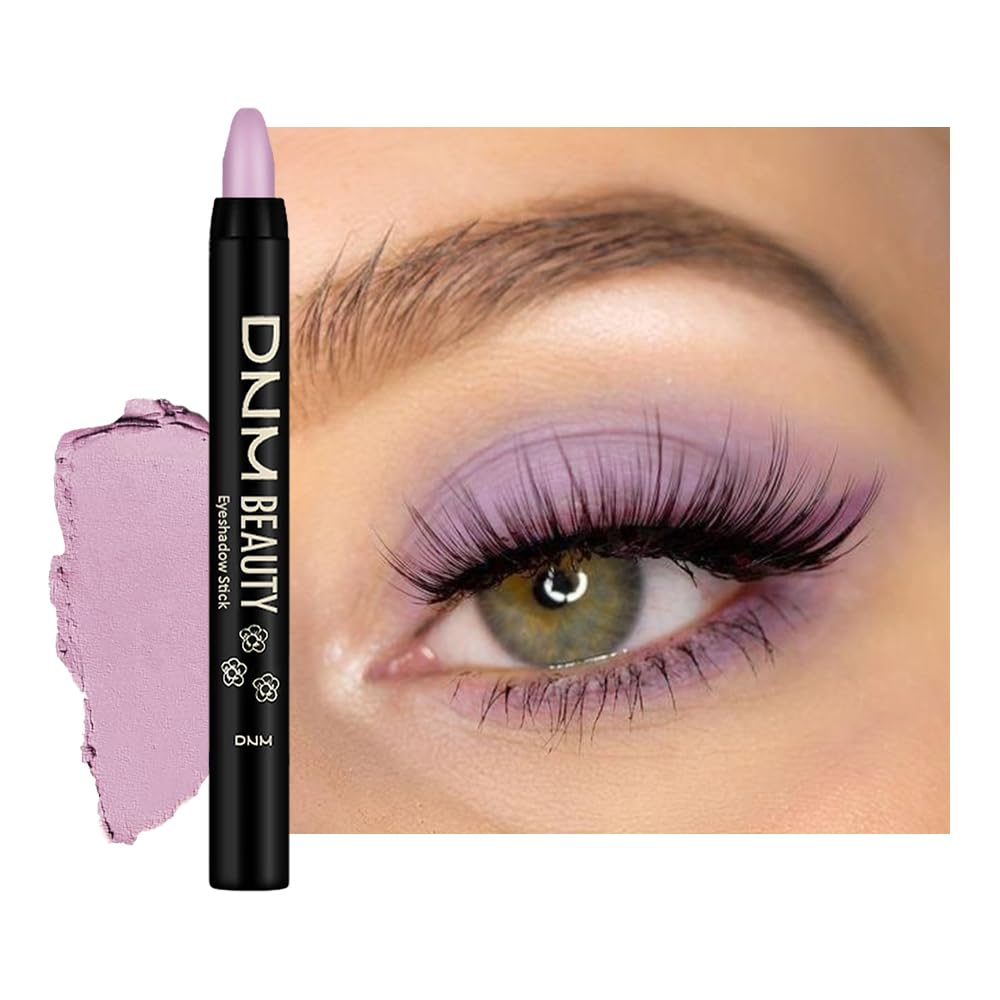 Kaely Cream Eye Shadow Sticks, Waterlily Purple Matte Eyeliner Pencil Eyeshadow Palette Makeup, Eye