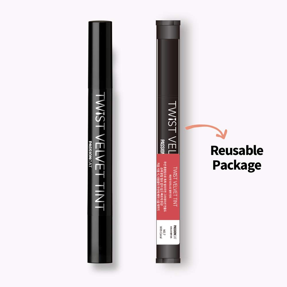 PASSIONCAT Long Lasting Lip Stain for Lips and Cheek Tint | High Pigment Color | lightweight Matte