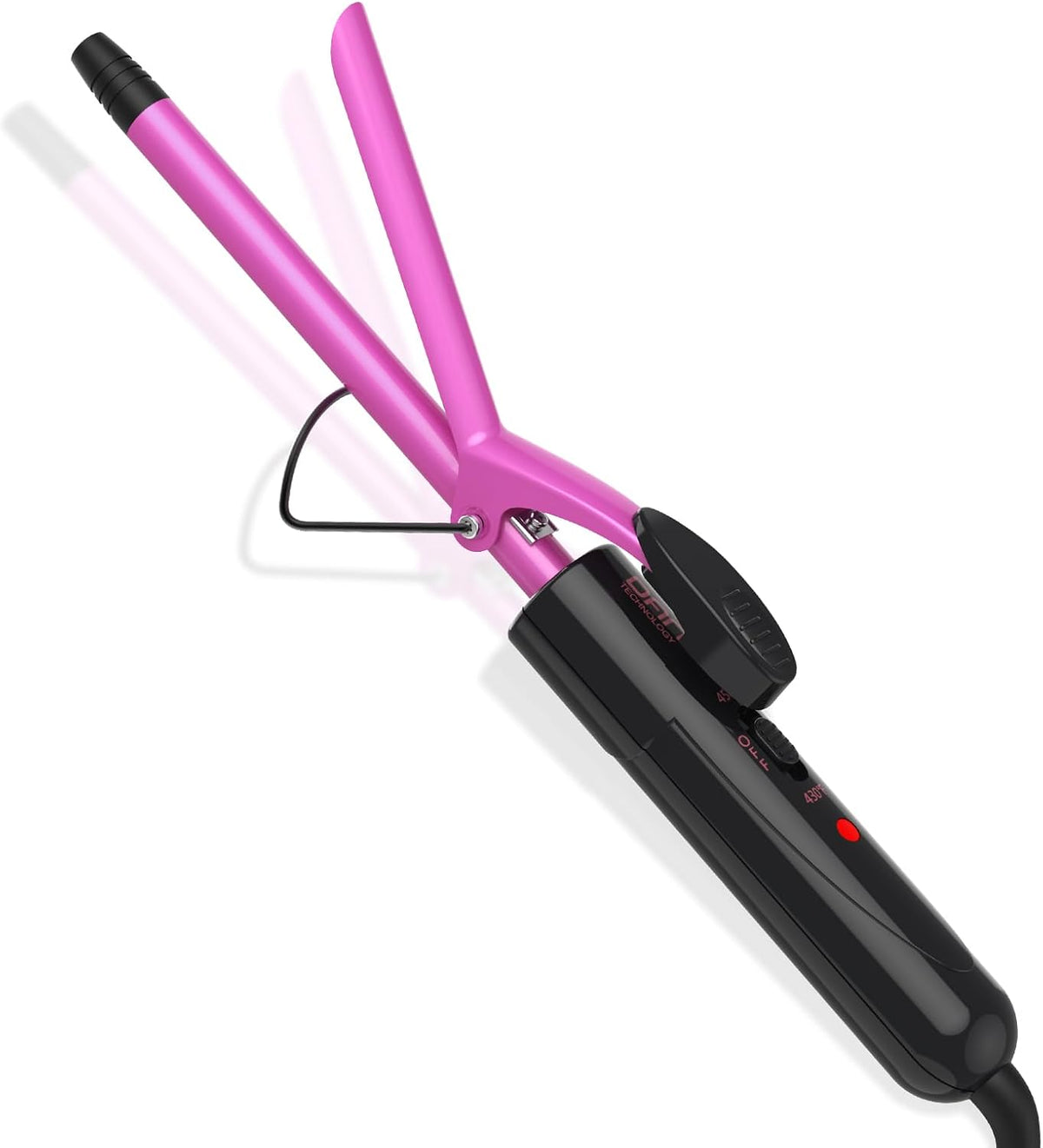 DAN Technology 1/2 Inch Curling Iron 13mm Small Ceramic Curling Wand with Adjustable Temperature