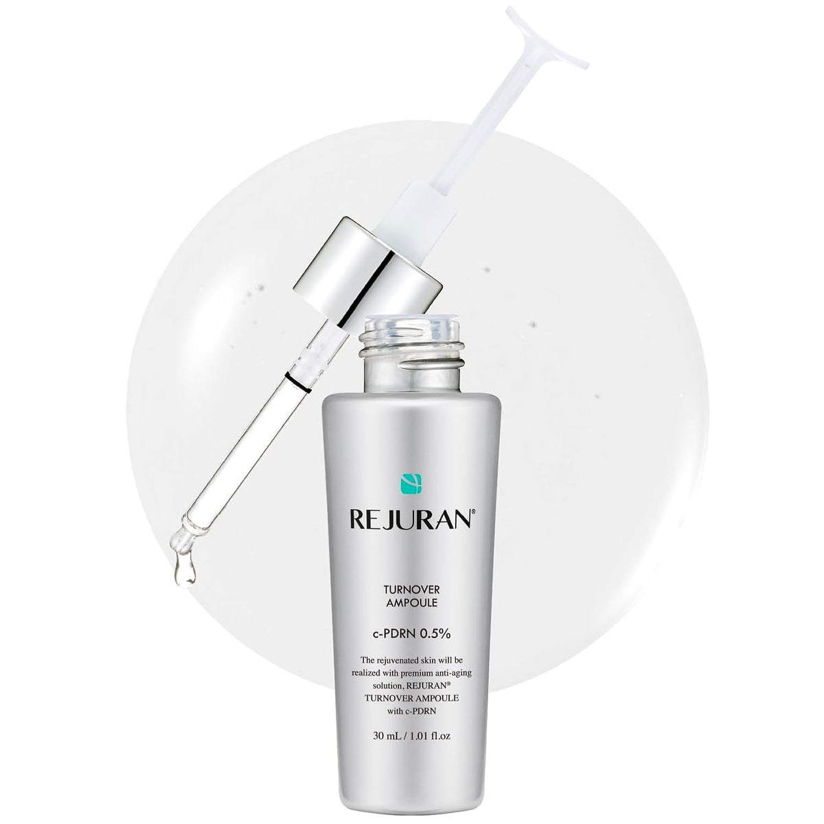 REJURAN® Turnover Ampoule, c-PDRN® – Original Salmon DNA PDRN Face Serum for Rejuvenation, Firming